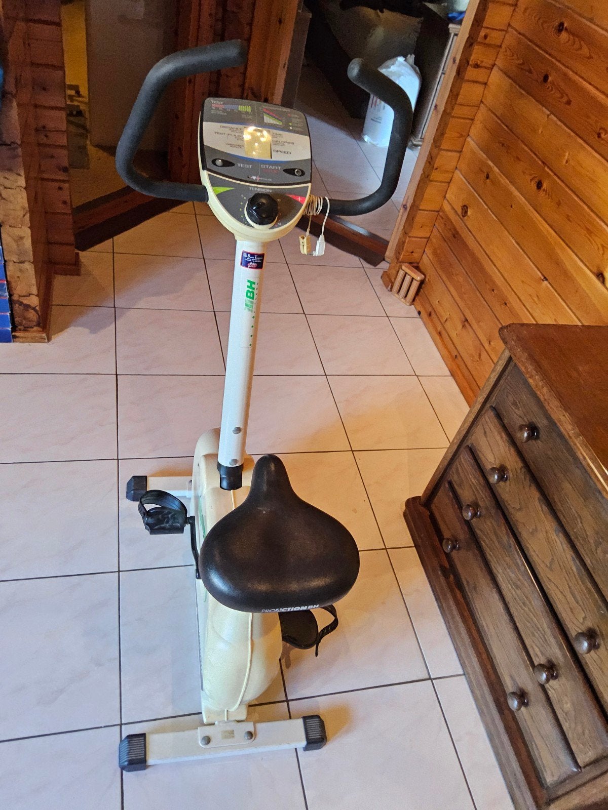 Hometrainer BH Fitness Magnetic, Ophalen, Gebruikt, Metaal, Benen