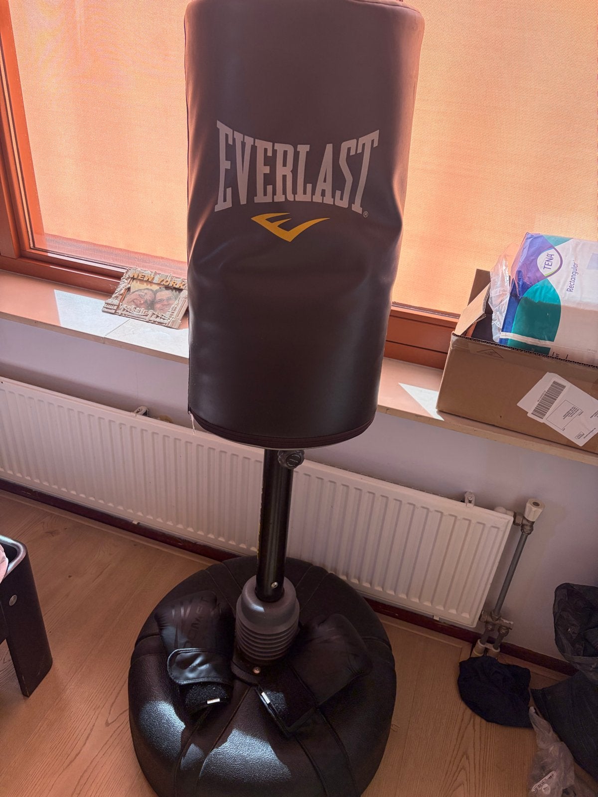 Everlast Omniflex Staande Bokszak met Handschoenen, Ophalen of Verzenden, Gebruikt, Bokszak