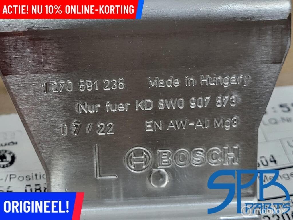 Radarsensor HOUDER STEUN LINKS Audi A4 S4 B9 '15- 8W0907573, Audi, Nieuw, Audi, Ophalen of Verzenden