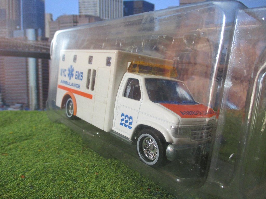 1/43 Ford E450 New York City EMS Ambulance - Majorette, Ophalen of Verzenden, Nieuw, Auto, Overige merken