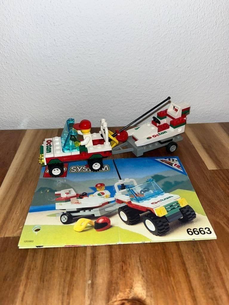 LEGO Harbor 6663 Wave Rebel Compleet met boekje & minifigure, Ophalen of Verzenden, Zo goed als nieuw, Complete set, Lego