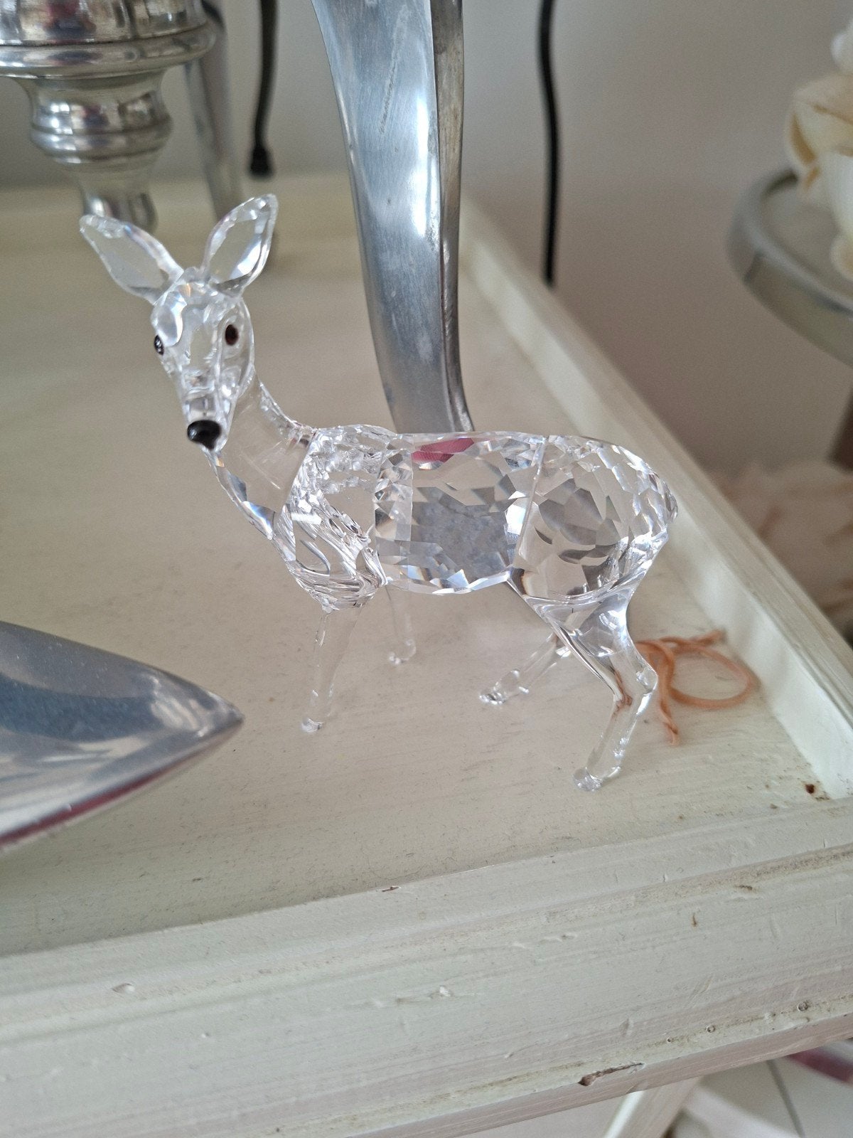 swarovski  hert, Verzamelen, Ophalen of Verzenden, Zo goed als nieuw, Sieraad of Horloge