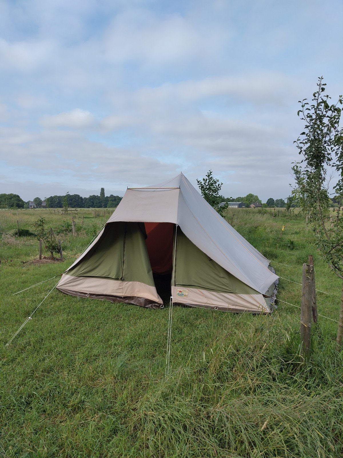 Katoenen tent - Goede kwaliteit, waterdicht, Ophalen of Verzenden, Gebruikt