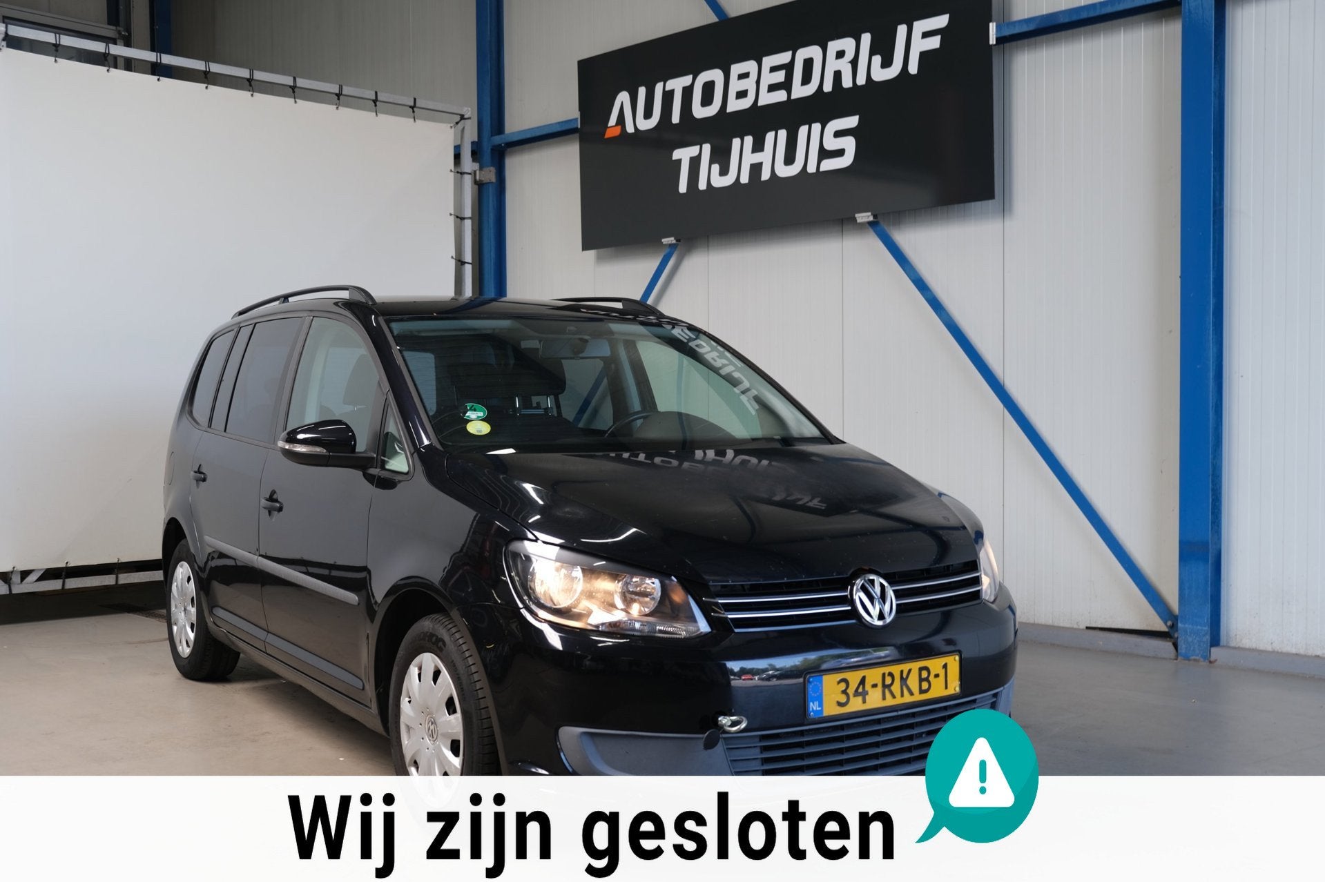 Volkswagen Touran 1.6 TDI BlueMotion > EXPORT <, Volkswagen, Zwart, 1598 cc, MPV