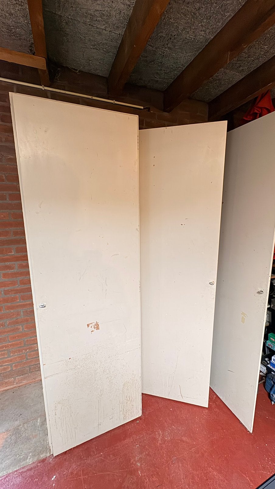 Gratis op te halen: 6 oude kasten voor in de garage, Ophalen, Gebruikt