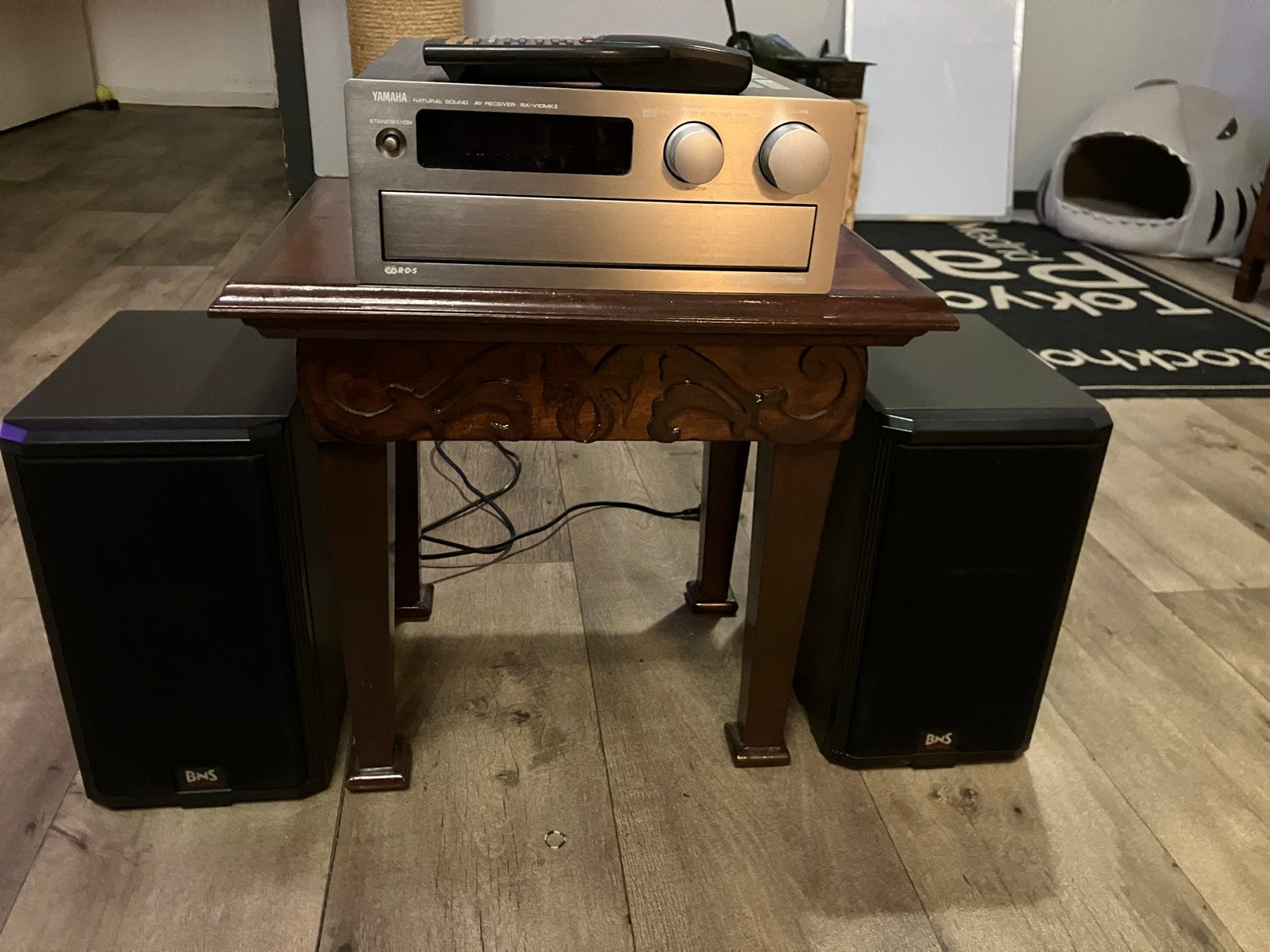 Yamaha Versterker met BNS Luidsprekers, Audio, Tv en Foto, Ophalen, Yamaha, Zo goed als nieuw, 120 watt of meer