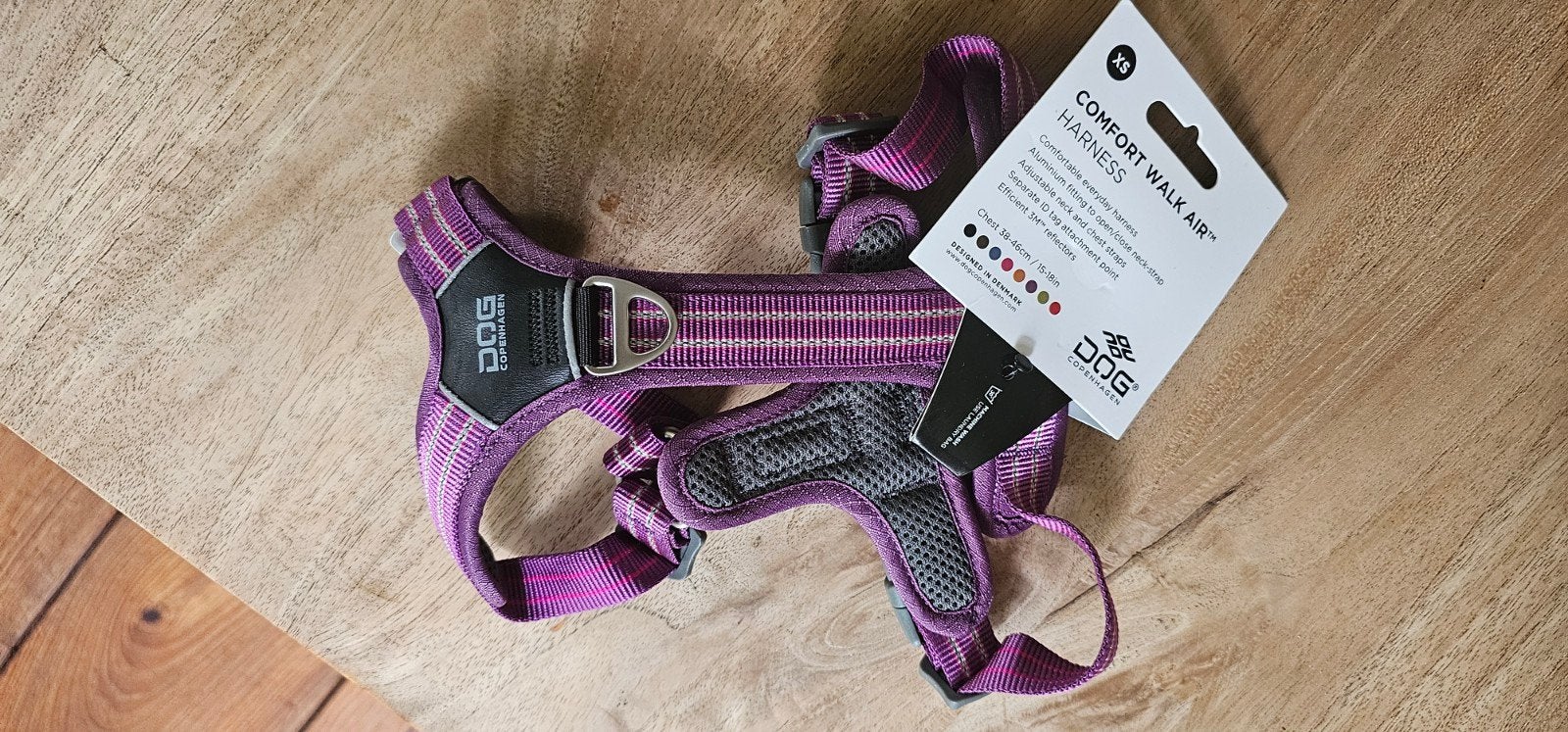 Dog Copenhagen Comfort Walk Air tuig maat XS Paars Nieuw!, Ophalen of Verzenden, Nieuw