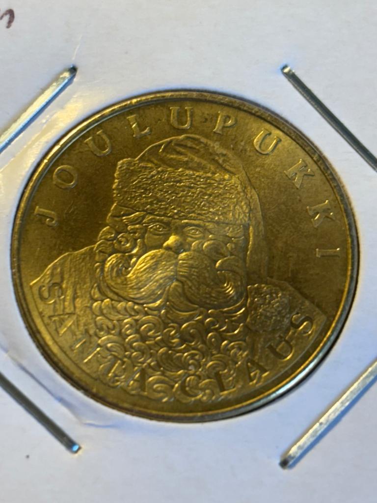 Joulupukki coin 2003 Finland, Postzegels en Munten, Penningen en Medailles, Ophalen of Verzenden, Overige materialen, Buitenland