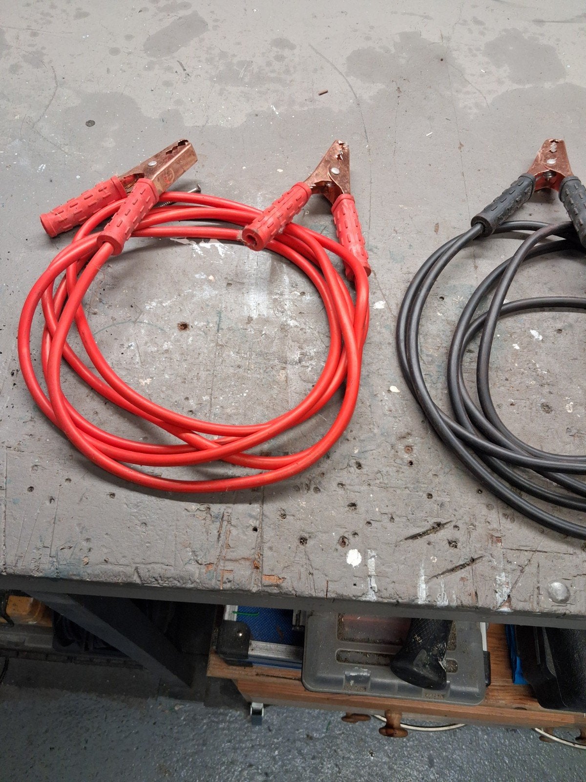 Startkabels voor auto of motor 4meter, Ophalen of Verzenden, Gebruikt