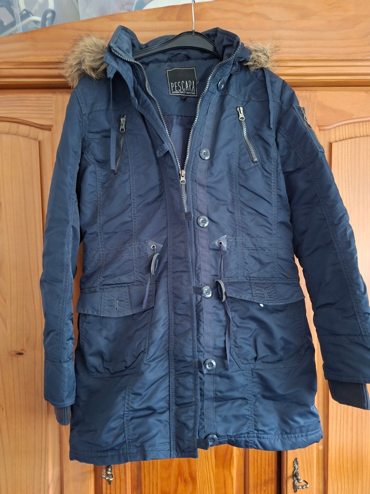 sportieve blauwe jas, Kleding | Dames, Ophalen of Verzenden, Gedragen, Blauw