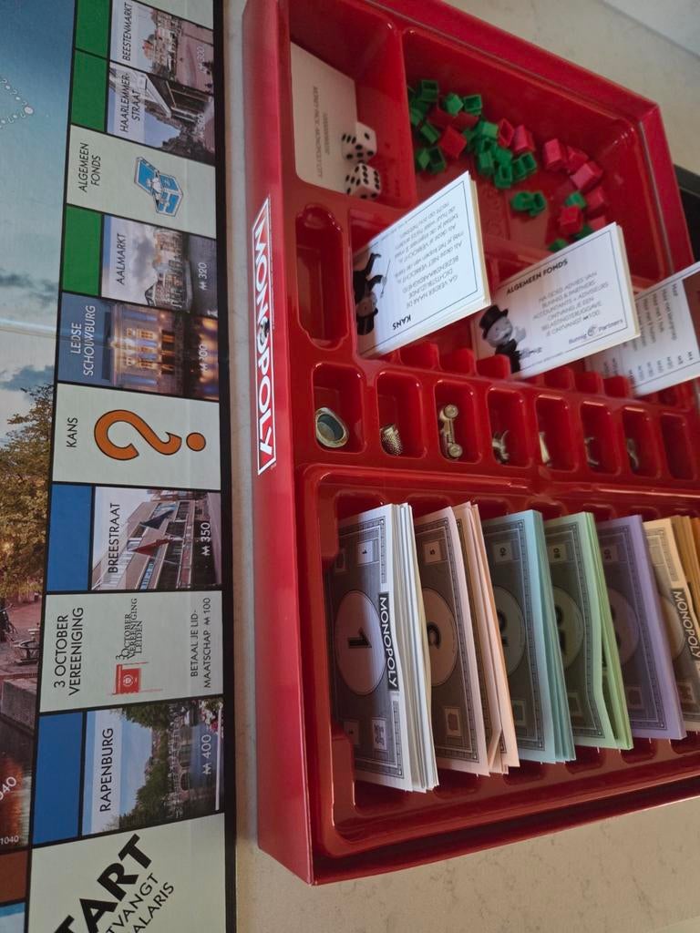 Monopoly - Leiden, Ophalen of Verzenden, Zo goed als nieuw