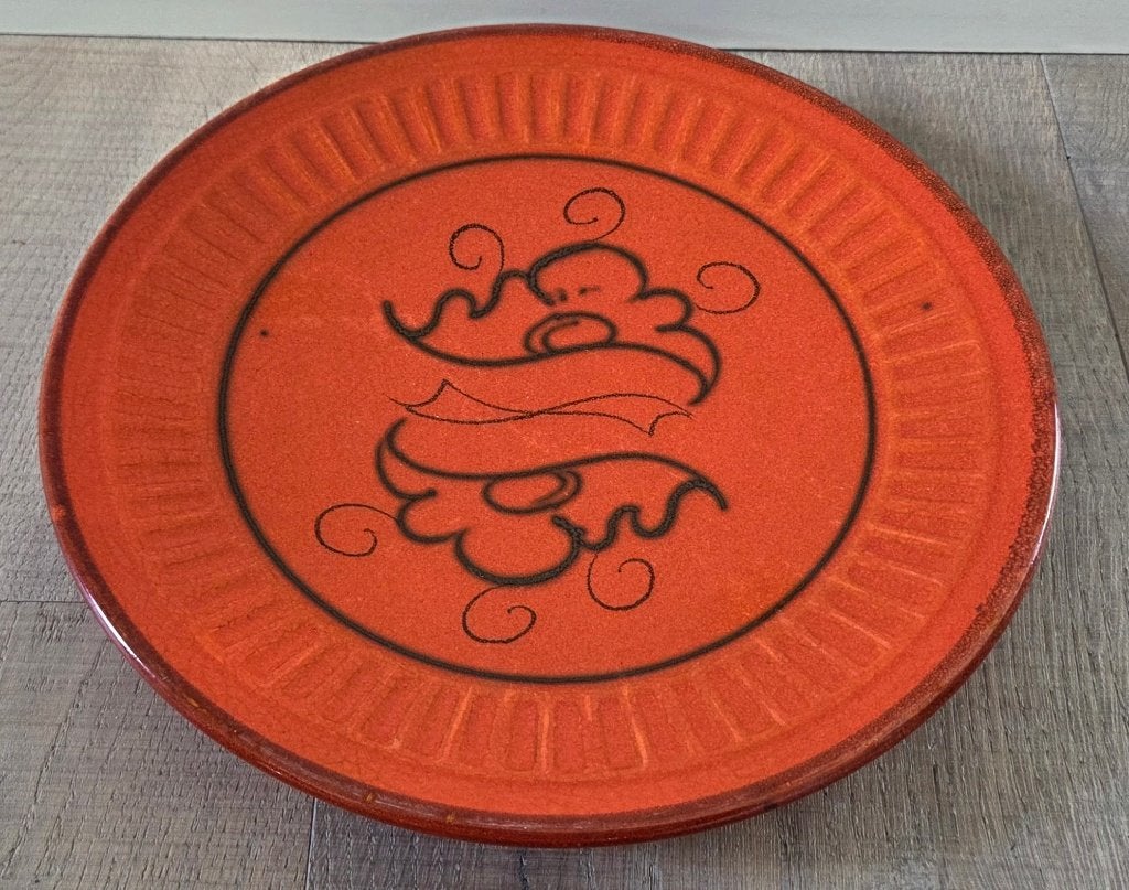 Vintage, fruitschaal, schaal, kom uit de jaren 60, sixties, Overige materialen, Gebruikt, Schaal, Rond