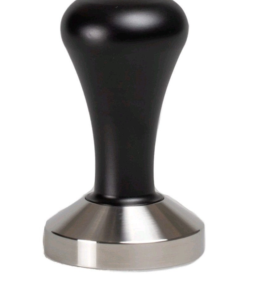Koffie barista tamper/stamper RVS zwart 50,88 mm. Nieuw, Ophalen of Verzenden