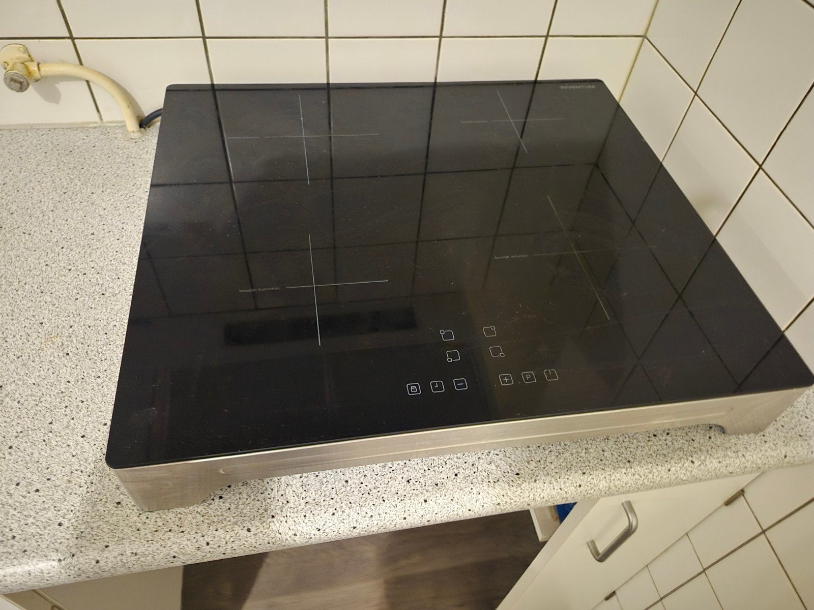 kookplaat inventum vrijstaand, Witgoed en Apparatuur, Kookplaten, Ophalen, 4 kookzones, Zo goed als nieuw, Inductie