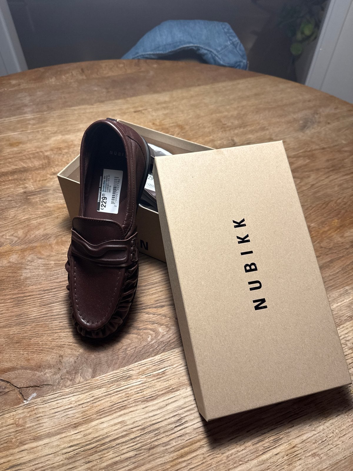 NUBIKK Riley Milo Loafers - Bruin Leer - Maat 41, Ophalen of Verzenden, Nieuw, Bruin