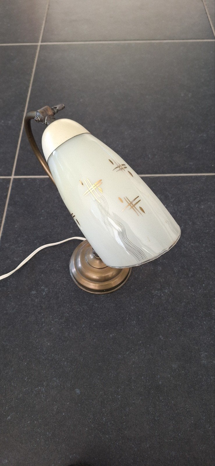 Art Deco Bureaulamp, Philips, Overige typen, Glas, E27 (groot)