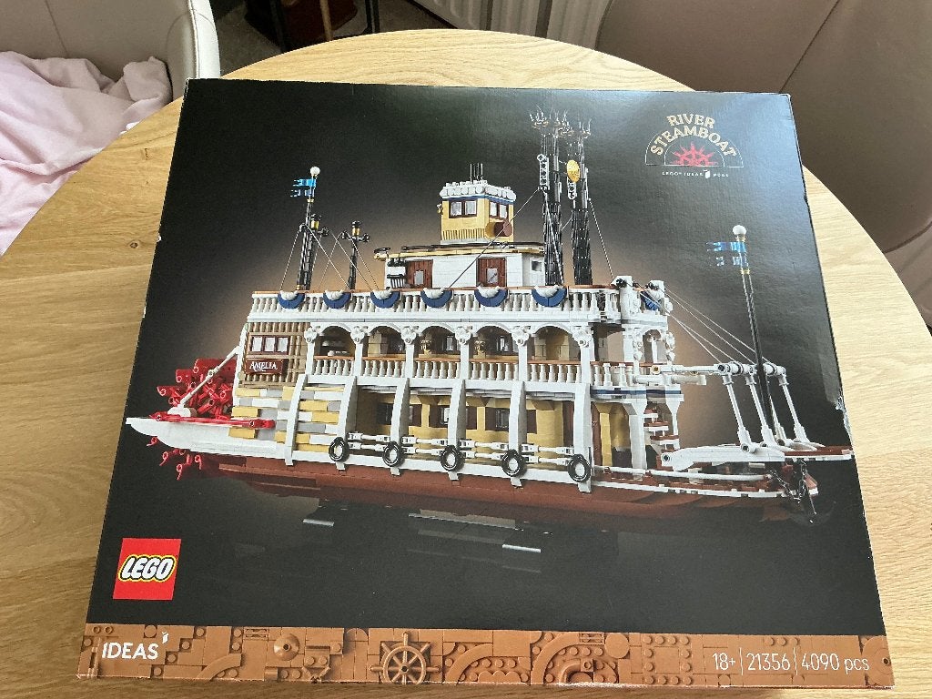 Lego Ideas 21356 Amelia Rivierstoomboot - Zeer Gedetailleerd, Ophalen, Lego, Compleet, Complete set