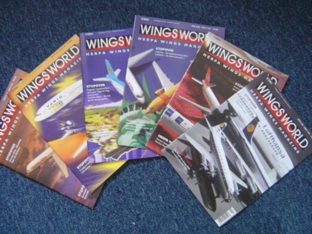 Herpa Wingsworld jaargang 2001, 6 tweetalige tijdschriften!, Ophalen of Verzenden, Zo goed als nieuw, Muziek, Film of Tv