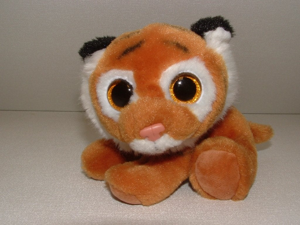 MOOIE TIJGER WELP PLUCHE WOLLIG ORANJEBRUIN MET, Verzenden, Nieuw, Overige typen