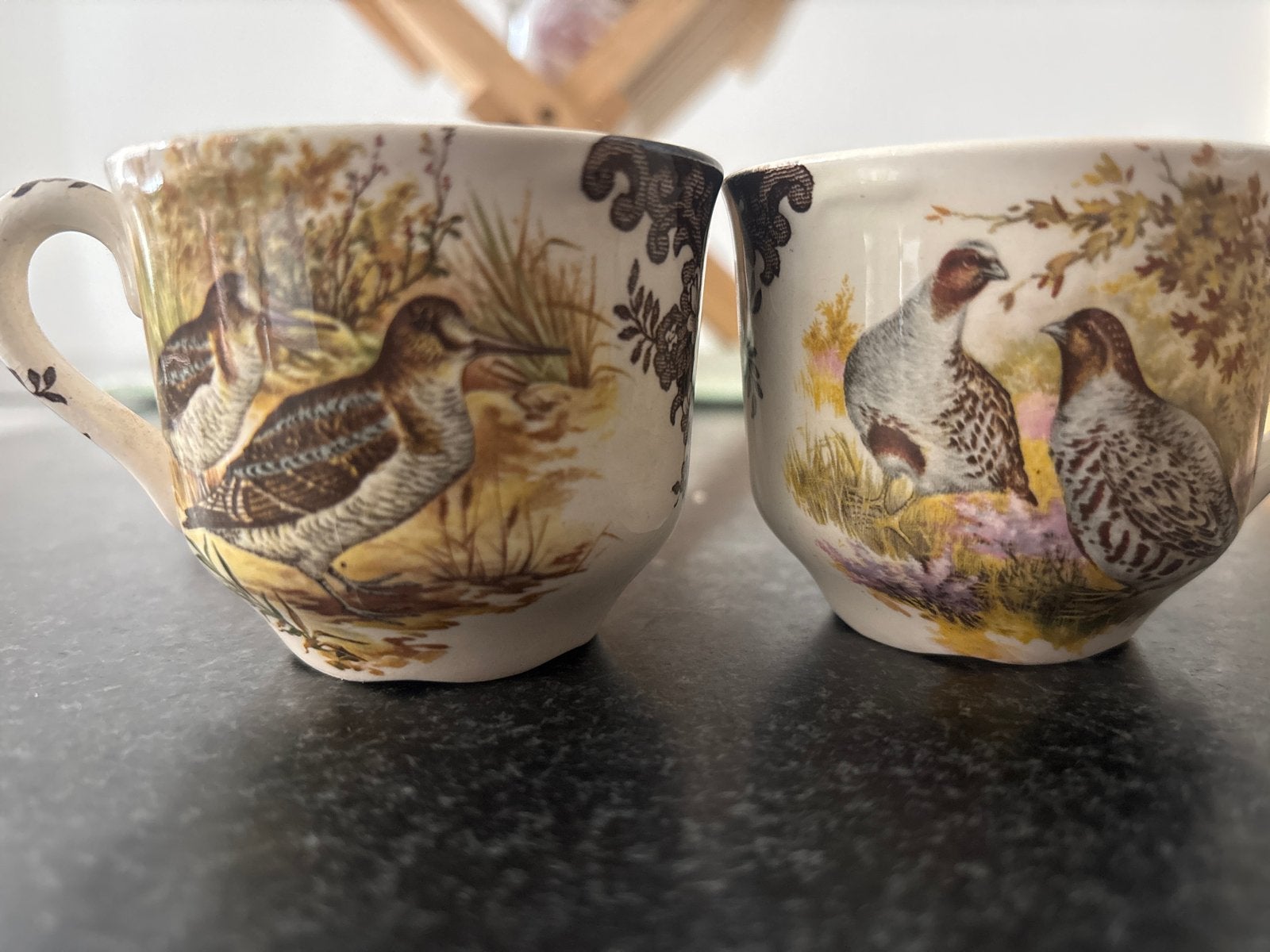 Palissy The Royal Worcester Game Series kop en schotel, Ophalen of Verzenden