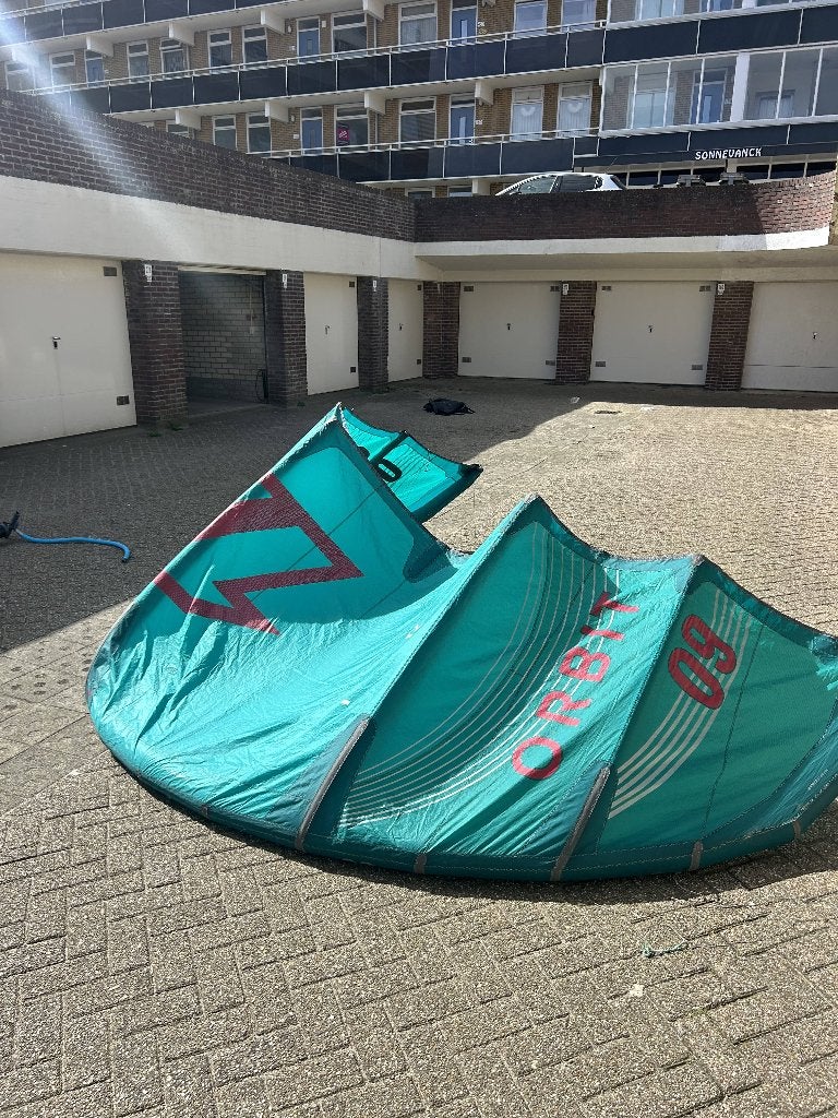 Set | North Orbit 2021| 9m & 12m, Watersport en Boten, Kitesurfen, Ophalen, Gebruikt, 9 m², Geen board