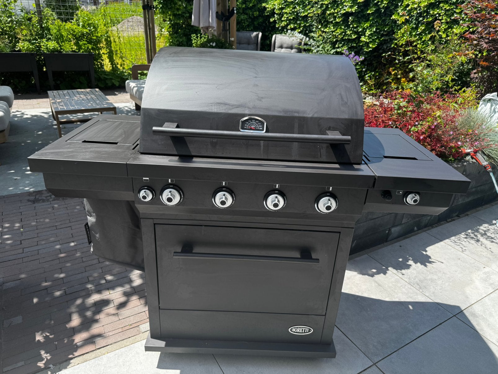 Boretti Maggiore Antraciet Gasbarbecue/outdoor kitchen, Ophalen, Zo goed als nieuw