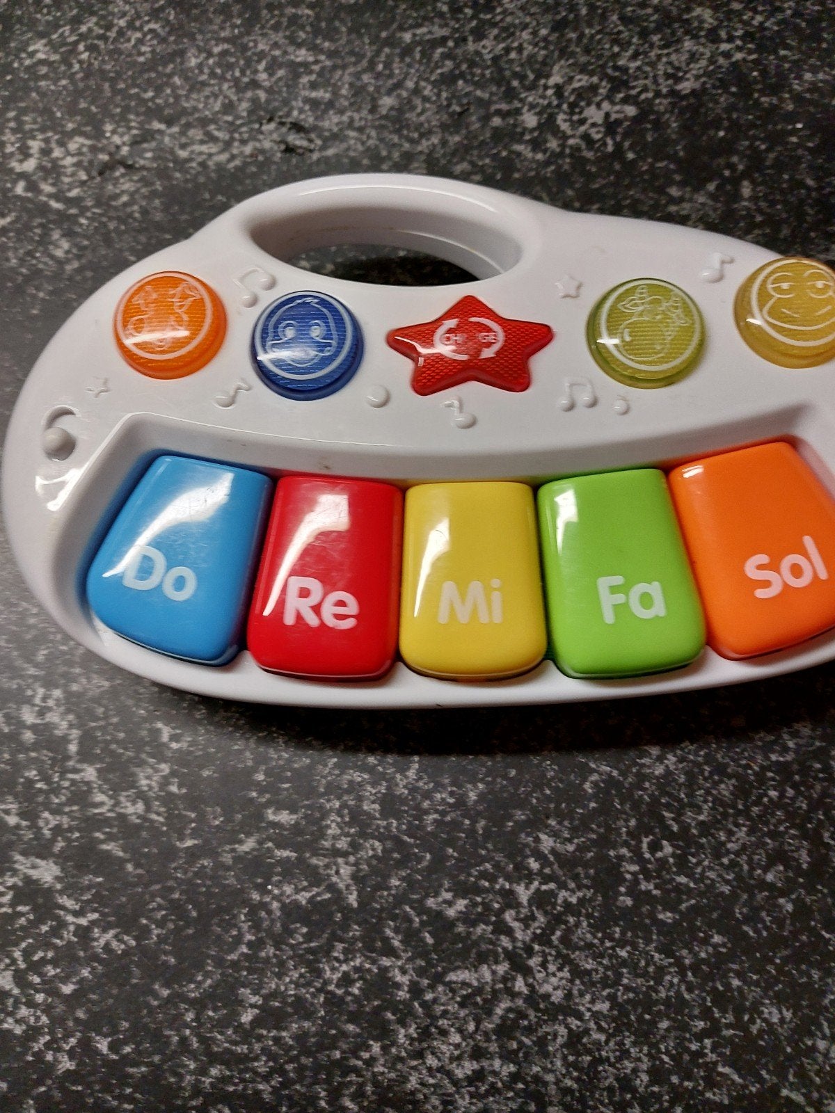 Peuter piano met geluid en licht, Ophalen of Verzenden, Gebruikt, Overige typen, Met licht