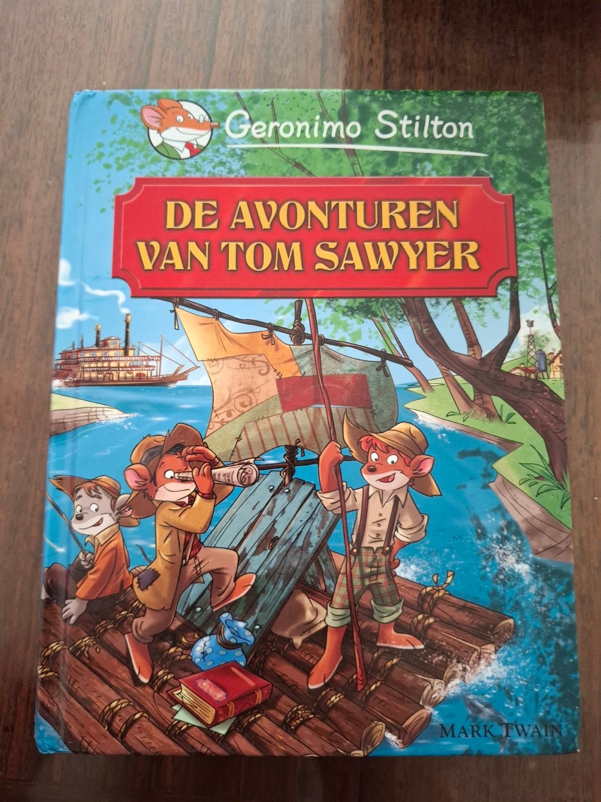 Geronimo Stilton: De Avonturen van Tom Sawyer, Ophalen of Verzenden, Gelezen, Mark Twain, Fictie algemeen