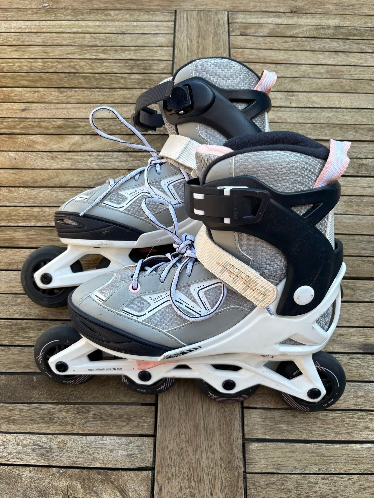 Oxelo Fit 3 Inline Skates - Maat 35-38, Gebruikt, Inline skates 4 wielen, Dames, Ophalen