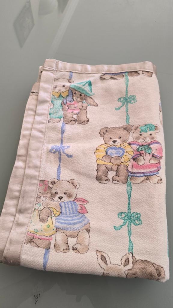Deken baby's met beertjes, Kinderen en Baby's, Dekens, Slaapzakjes en Inbakerproducten, Ophalen of Verzenden, Zo goed als nieuw