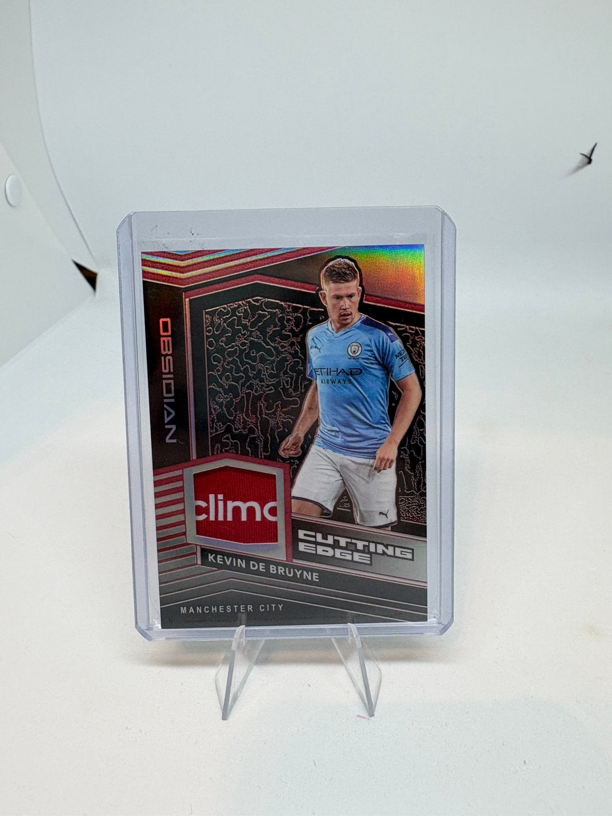 Panini Obsidian 2019-20 Kevin de Bruyne Man City Patch /5, Ophalen of Verzenden, Zo goed als nieuw, Plaatje
