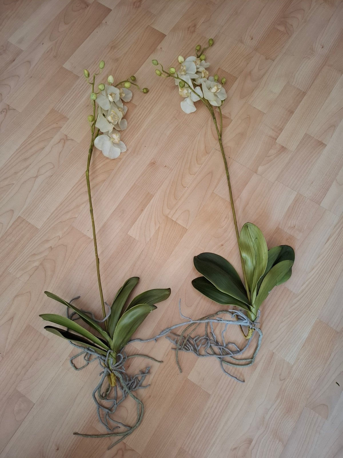 4x kunstbloem orchidee - wit, Ophalen of Verzenden