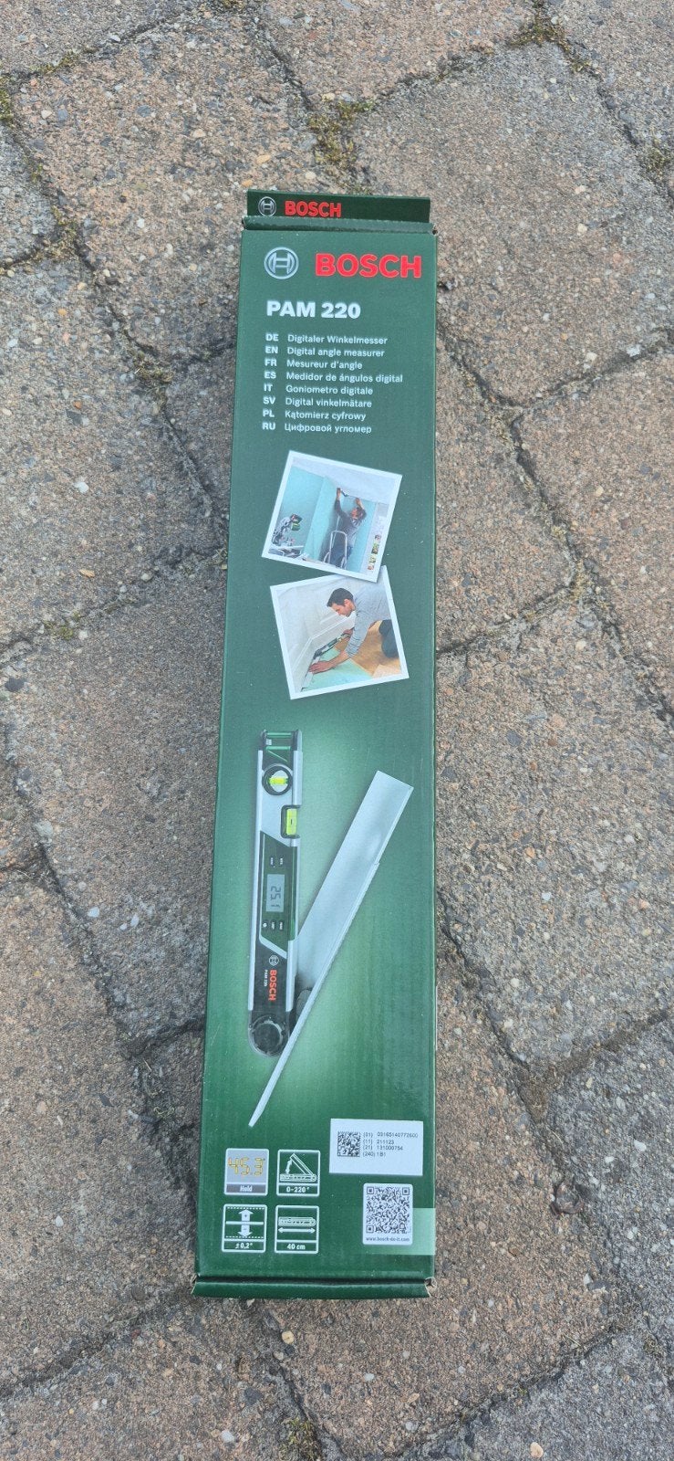 Bosch PAM 220 Digitale Hoekmeter - Nieuw en Ongebruikt, Ophalen of Verzenden, Nieuw, Overige meters