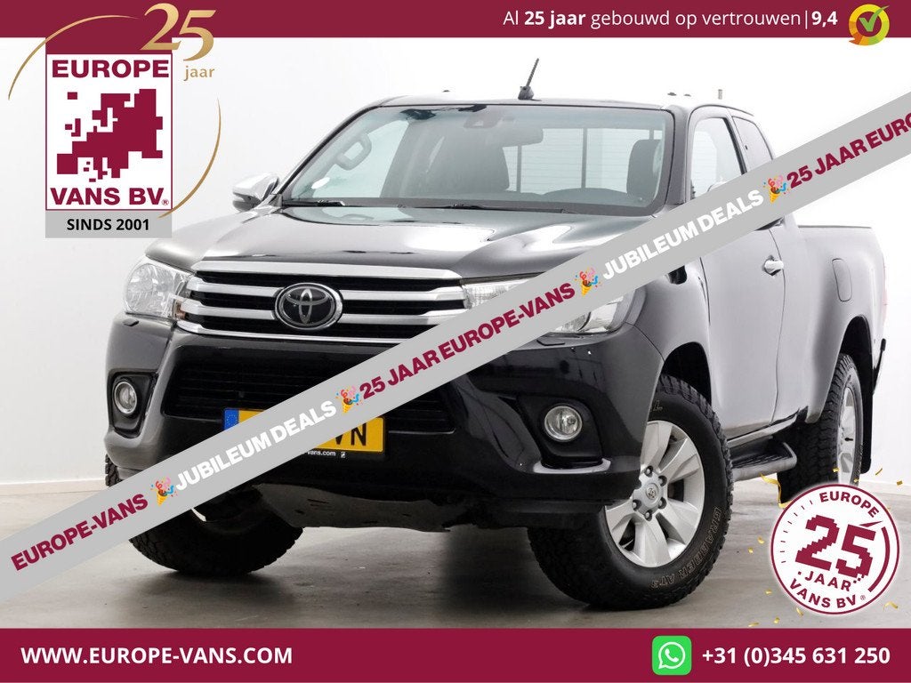 Toyota Hilux 2.4 D-4D-F 150pk E6 4X4 4WD Xtra Cab Profession, Auto's, Toyota, Bedrijf, Te koop, Hilux, 4x4, ABS, Achteruitrijcamera