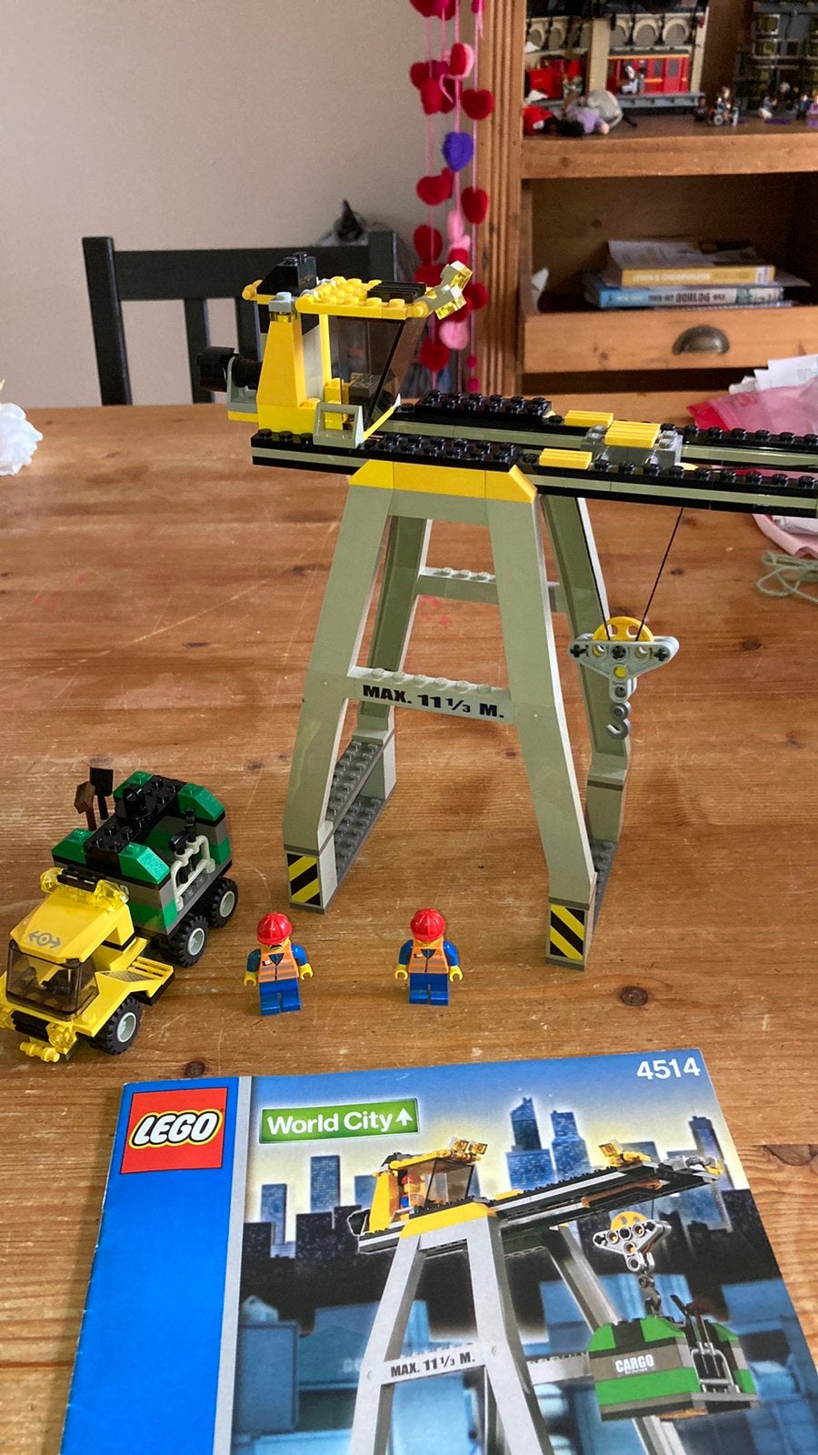 Lego 4514 Laadkraan met kleine vrachtwagen, Lego, Ophalen of Verzenden, Compleet, Complete set