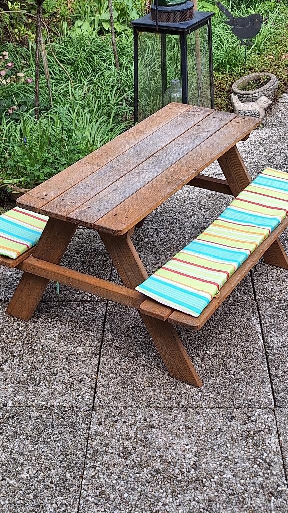 picknick tafel voor kinderen, Gebruikt, Rechthoekig, Hout, Ophalen