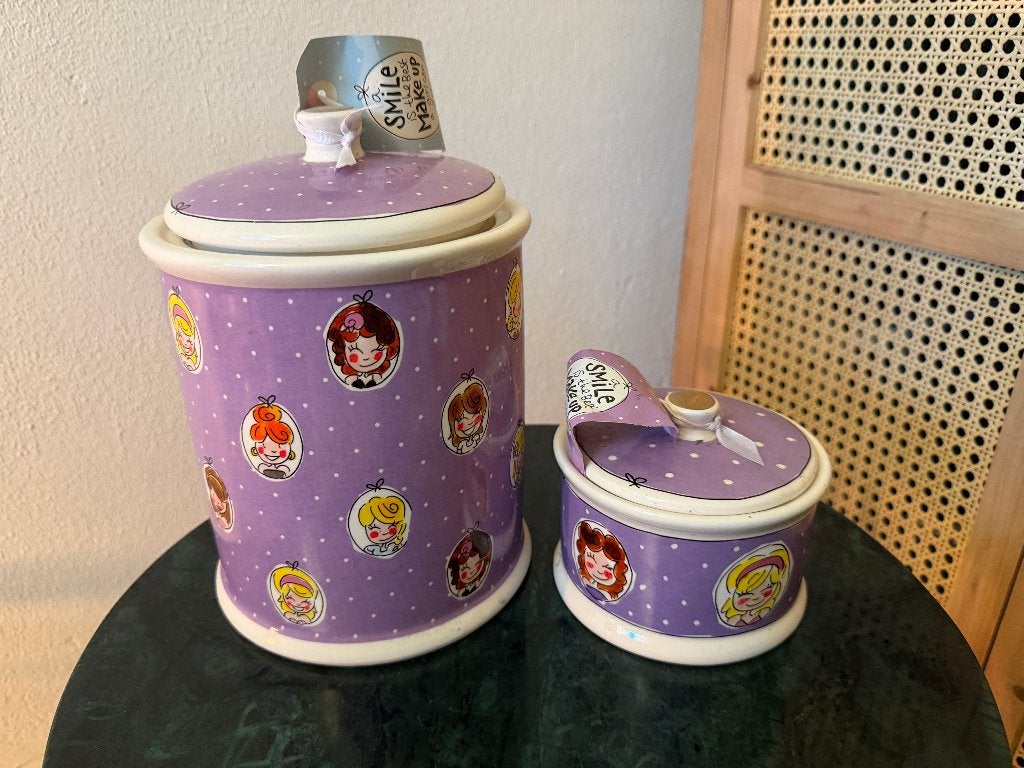 Blond Amsterdam badkamer potten, Overige typen, Ophalen of Verzenden, Zo goed als nieuw, Aardewerk
