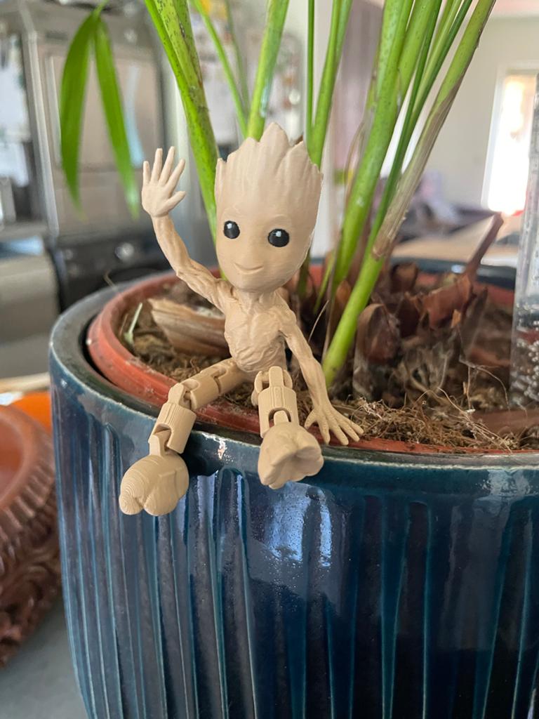Baby Groot 3D geprint figuur - Marvel Guardians, Verzamelen, Poppetjes en Figuurtjes, Ophalen of Verzenden, Nieuw