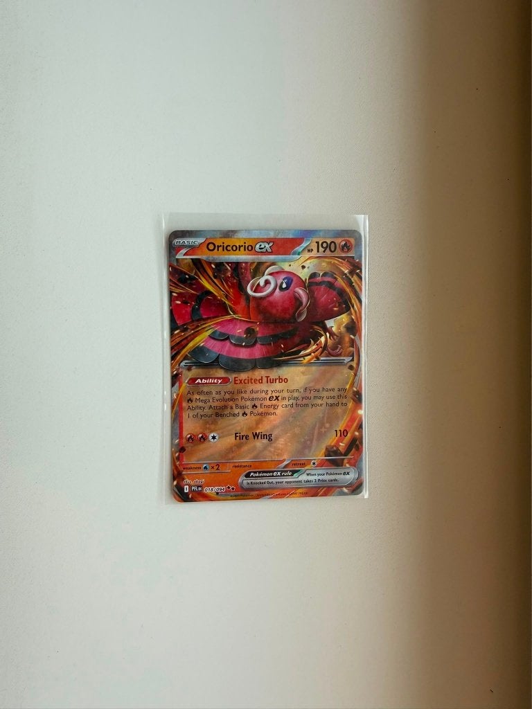 Oricorio EX 018 Phantasmal Flames, Ophalen of Verzenden, Nieuw, Losse kaart, Foil
