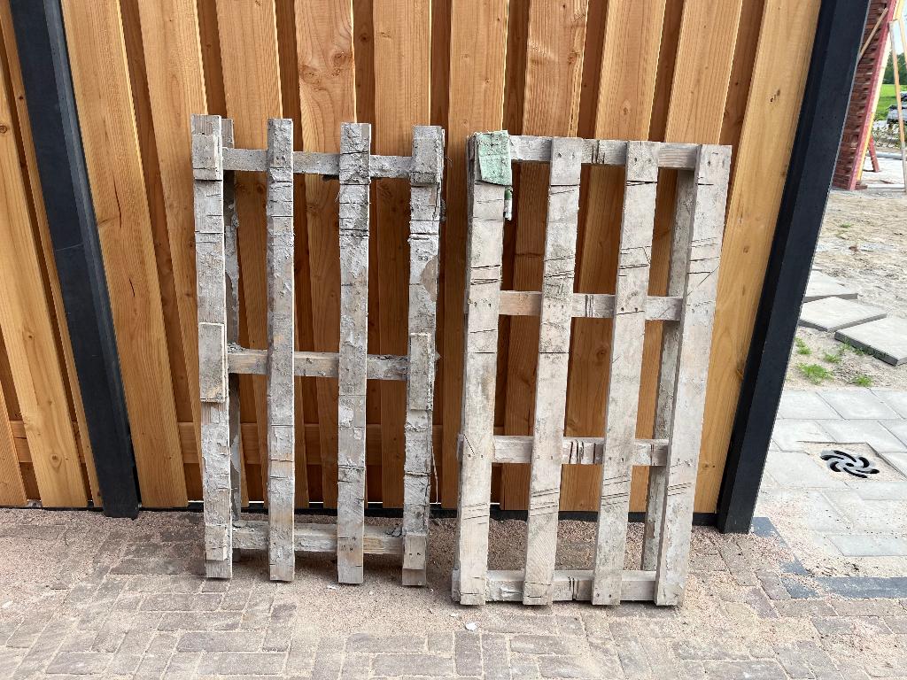 Pallets gratis af te halen, Ophalen, Gebruikt, Pallet, Minder dan 200 cm