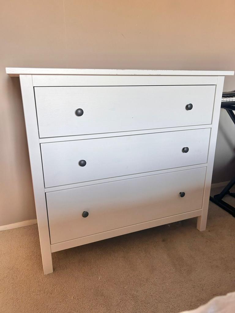 HEMNE ikea ladekast 3 lades, Ophalen, 5 laden of meer, Zo goed als nieuw, Minder dan 100 cm