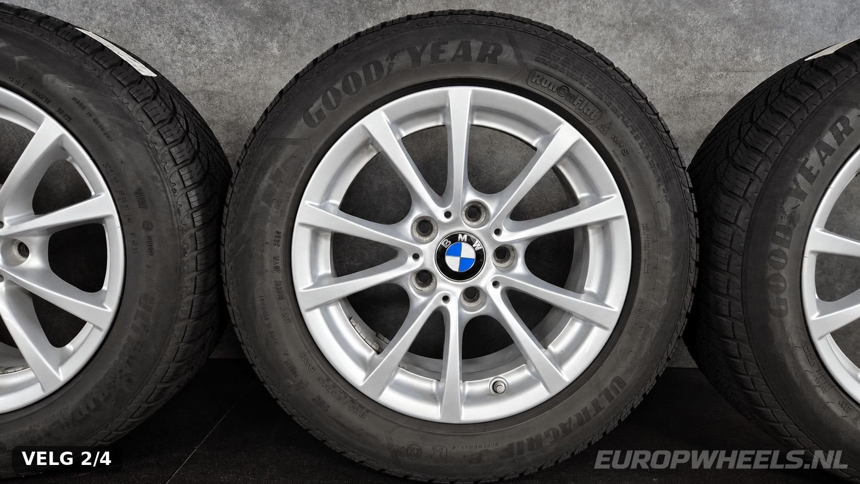 16 inch BMW F30 F31 F36 418d velgen winterbanden 390, Gebruikt, -, Banden en Velgen, -
