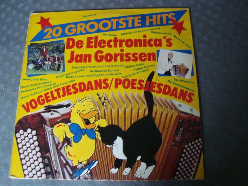 20 grootste hits de electronica s jan gorissen, Cd's en Dvd's, Vinyl | Nederlandstalig, Ophalen of Verzenden, Zo goed als nieuw
