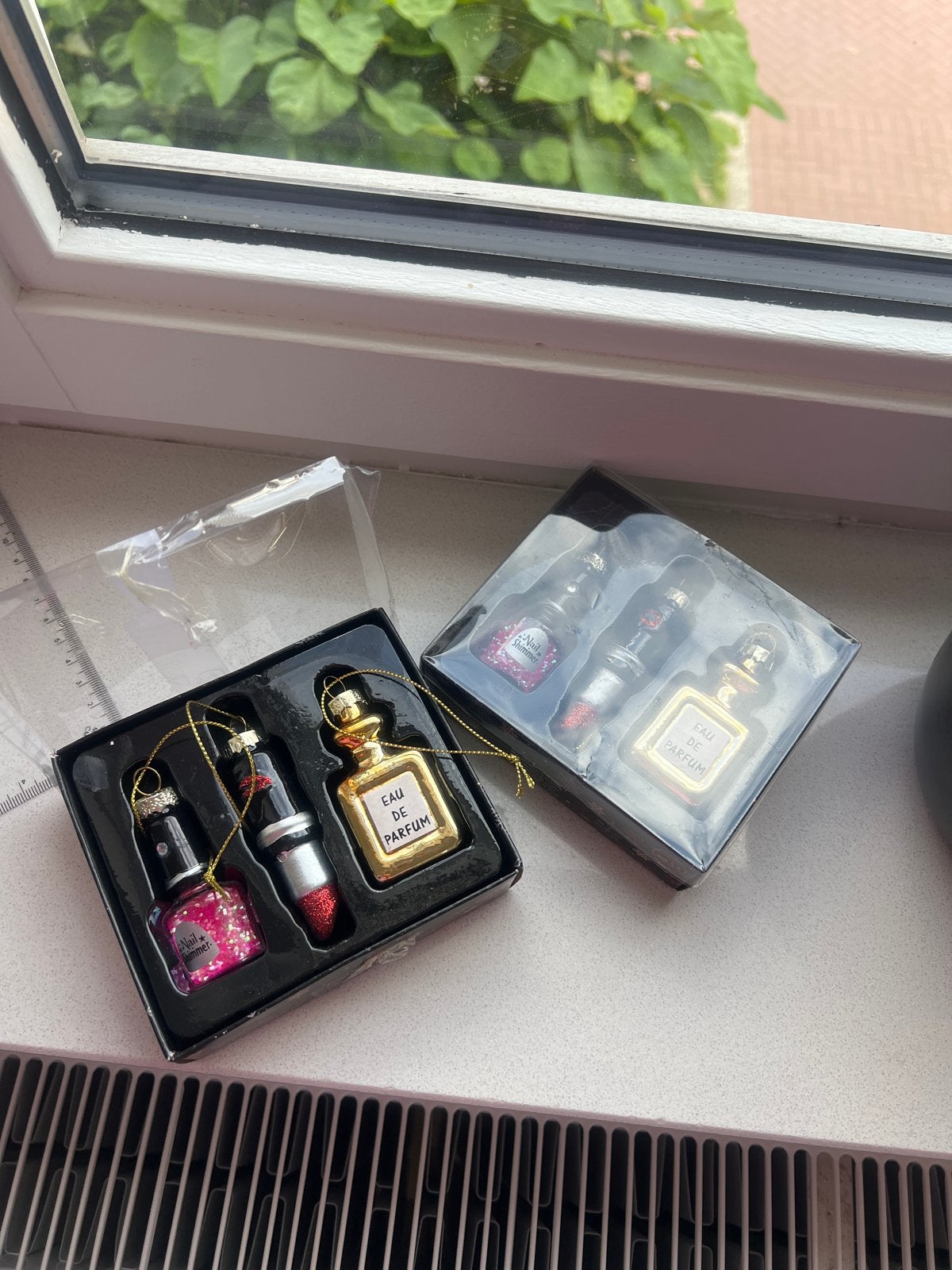 2x kerstbalset beauty., Diversen, Kerst, Ophalen of Verzenden, Zo goed als nieuw