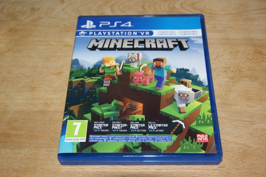 Minecraft (ps4), Avontuur en Actie, Gebruikt, Virtual Reality, Ophalen of Verzenden