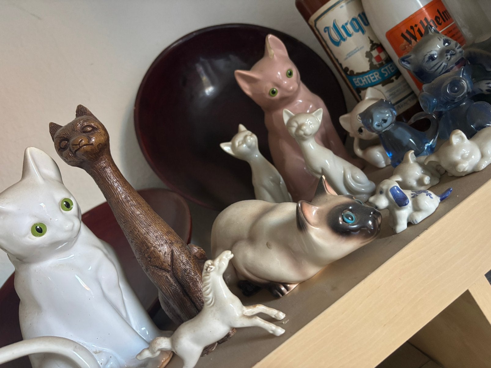 Kattenbeeldjes te koop echt antiek!, Ophalen, Zo goed als nieuw