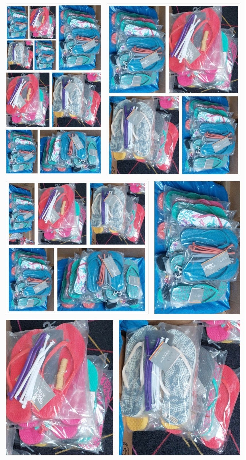Partij verkopen! Diverse Match your
mood slippers 135 paar, Ophalen of Verzenden, Nieuw