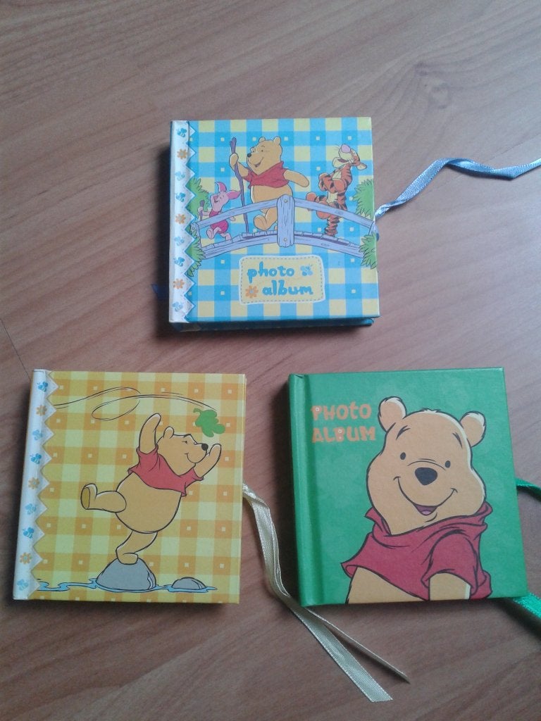 3x winnie de poeh fotoalbum, 7,50, ZGAN, Ophalen, Winnie de Poeh of vrienden, Zo goed als nieuw, Overige typen