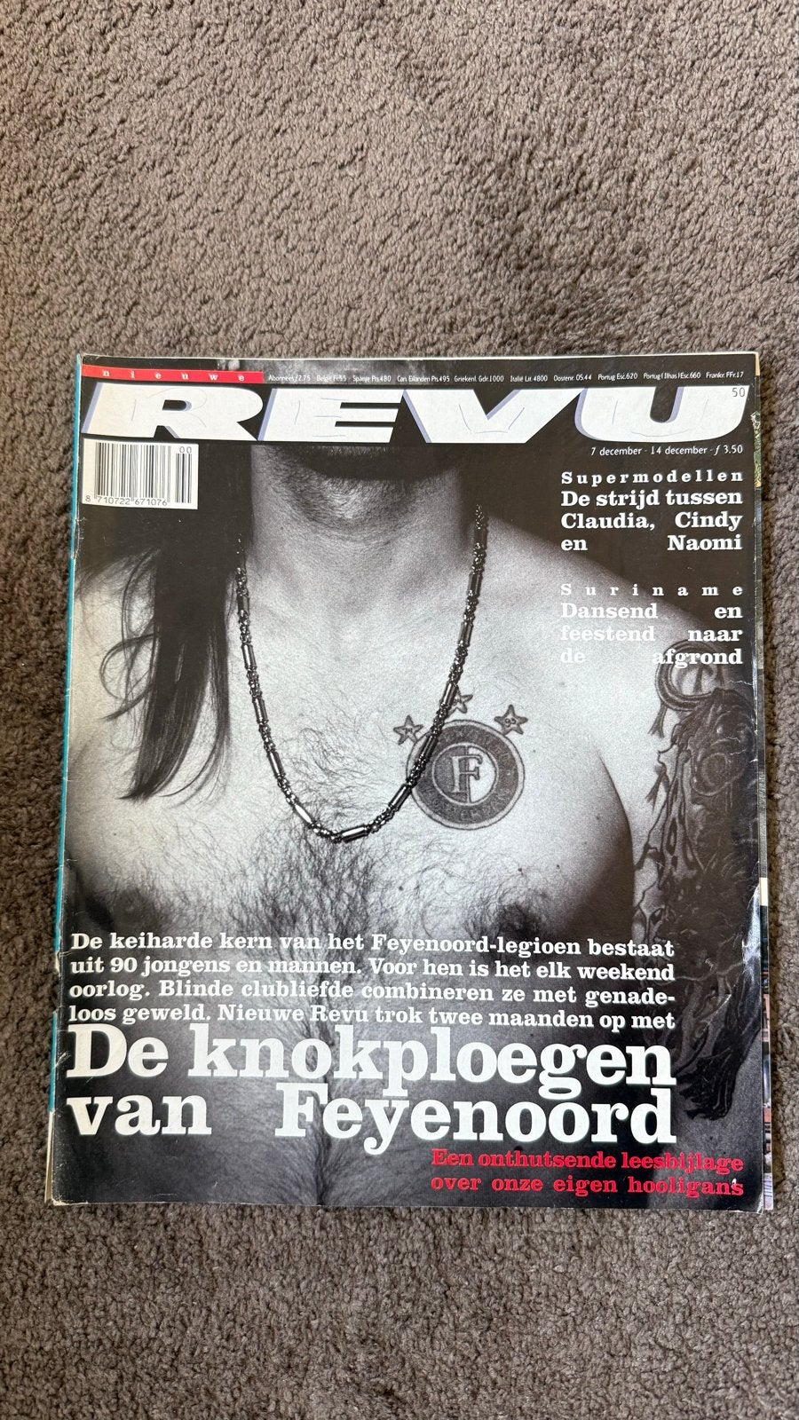 Nieuwe Revu december 1994: Feyenoord Hooligans, Ophalen of Verzenden, Gelezen, Overige typen