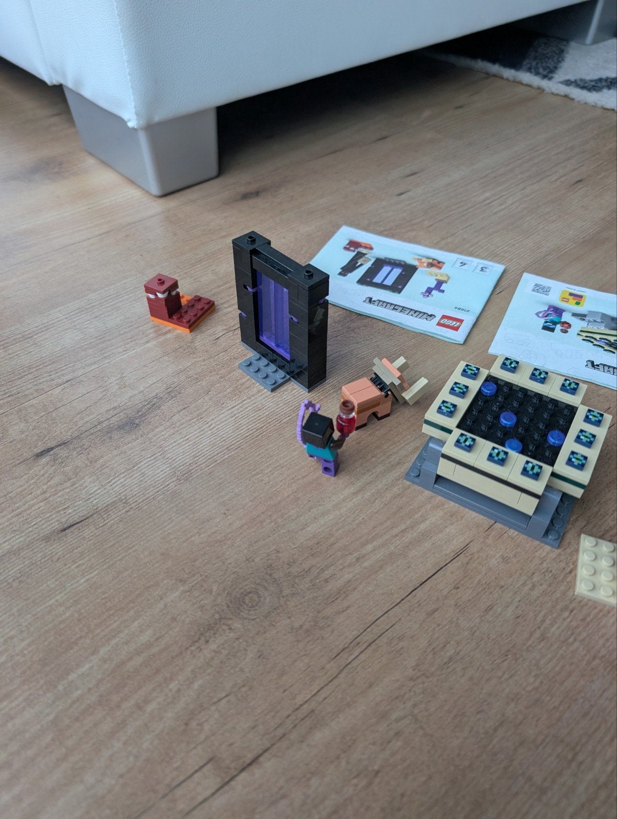 LEGO Minecraft 21164 Het Buitengebied Portaal, Minecraft, Lego, Ophalen of Verzenden, Zo goed als nieuw